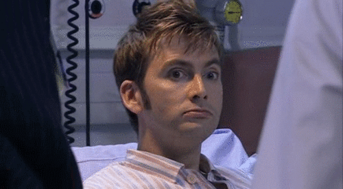 Doctor Who, David Tennant sticking tongue out